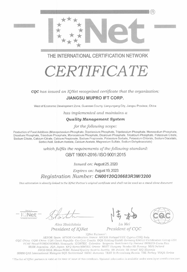 ISO 9001 -2020